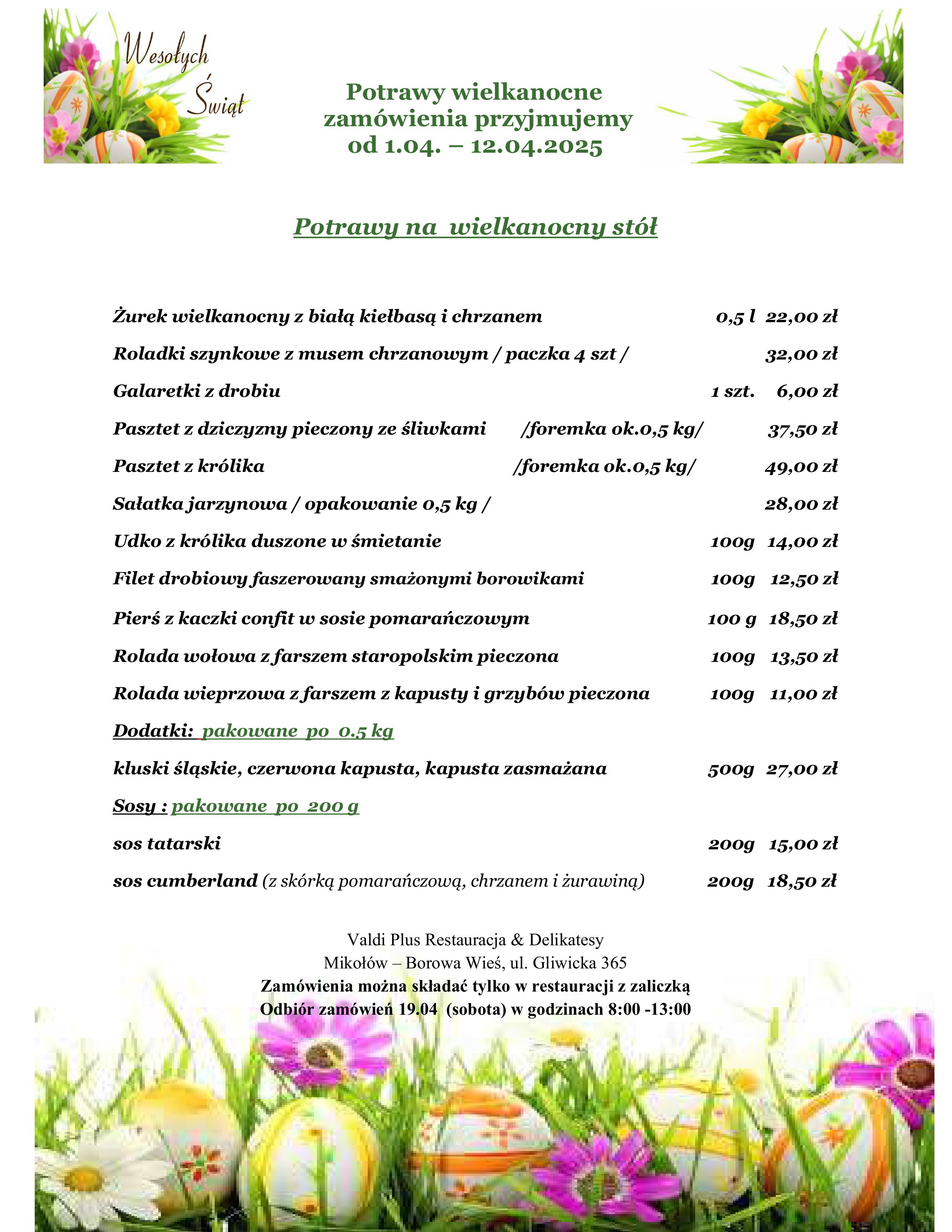 Oferta wielkanocna _1